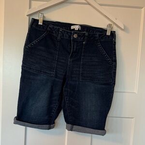 DownEast Dark Denim Shorts